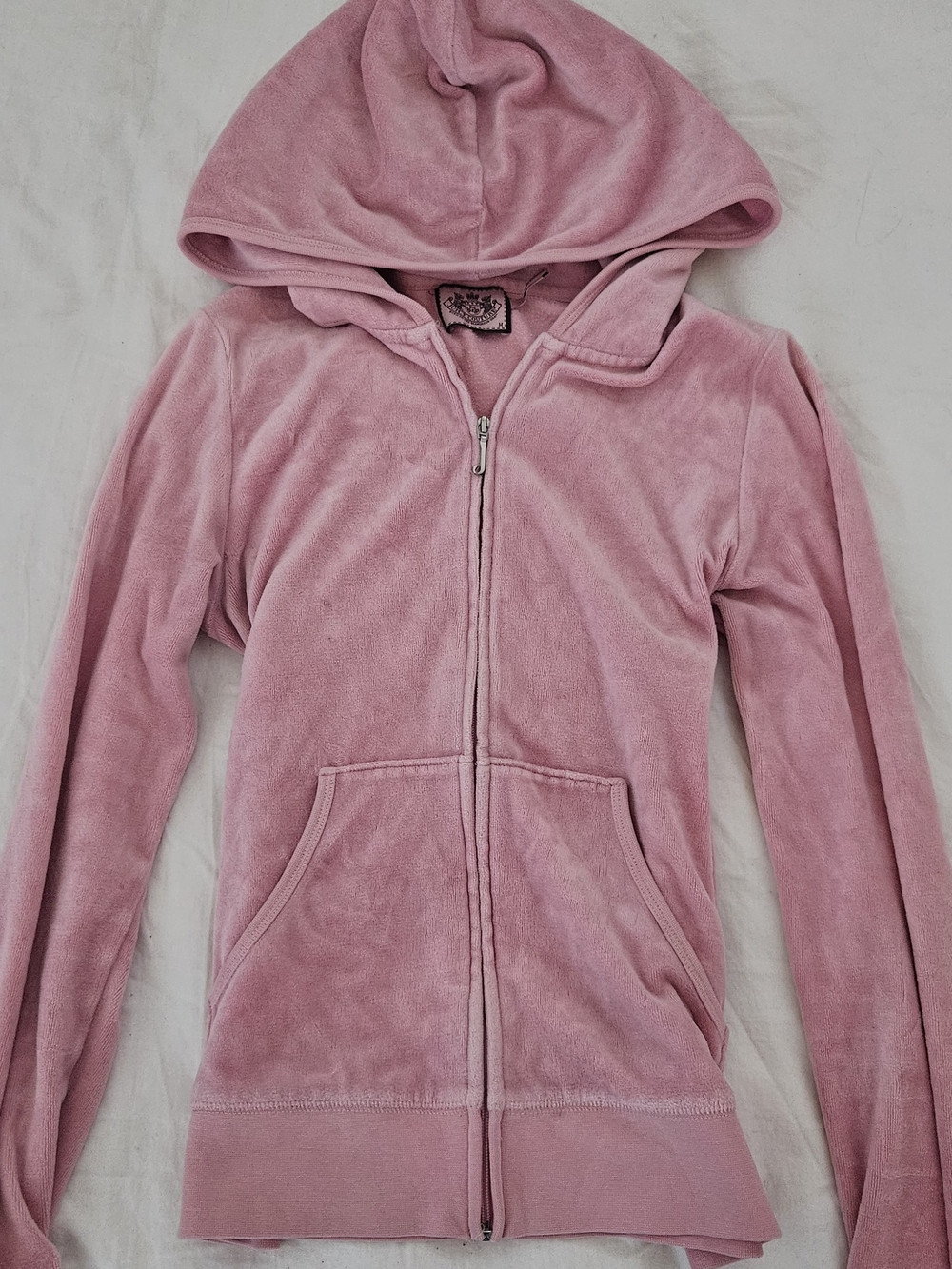 Y2k Juicy Couture Pink Zip-Up Hoodie